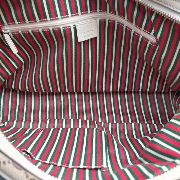 567258AD Gucci Tote Bag Brown Nylon - Picture 6 of 9